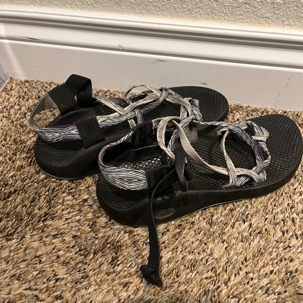 Chaco Strappy Sandals black, blue, purple - Picture 2 of 7